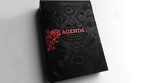 Agenda Black Playing Cards