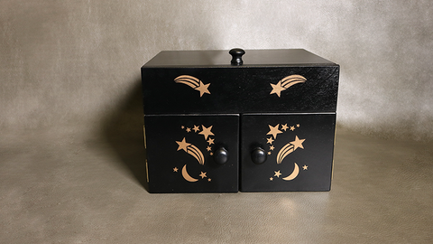 Drop Down Mirror Box (Small/Black) by Ickle Pickle  - Trick