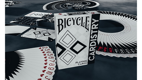 Bicycle Cardistry Black and White Playing Cards by De'vo vom Schattenreich and Handlordz