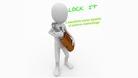 Lock It Blue (Gimmick and Online Instructions) by Al Bach - Trick