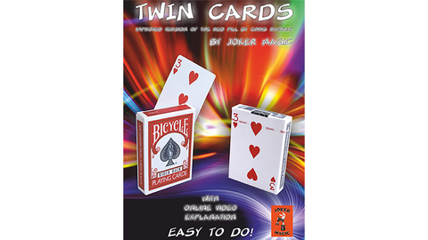 Twin Cards by Joker Magic - Trick