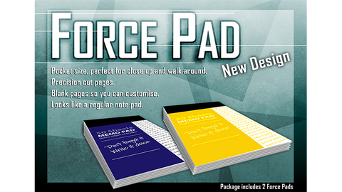 Force Pad 2 (Small/Yellow) Set of Two by Warped Magic