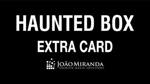 Haunted Box Extra Gimmicked Card (Red) by João Miranda Magic