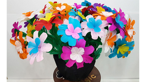 Flower Bouquet From Silk by Tora Magic