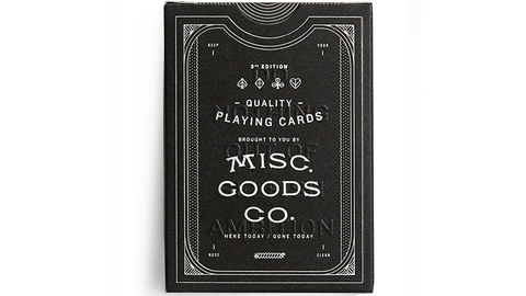 The MGCO Black Playing Cards