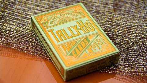 Limited Edition Olive Tally Ho Playing Cards