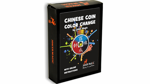 Chinese Coin Color Change (Gimmicks and Online Instructions) by Joker Magic