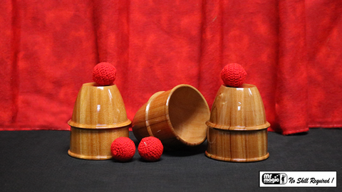 Cups and Balls (Wooden) by Mr. Magic