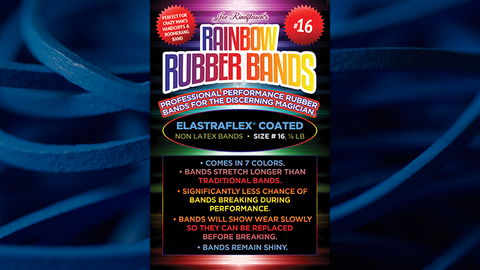 Joe Rindfleisch's SIZE 16 Rainbow Rubber Bands (Hanson Chien - Blue Pack) by Joe Rindfleisch