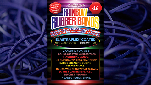 Joe Rindfleisch's SIZE 16 Rainbow Rubber Bands (Dan Harlan - Deep Purple ) by Joe Rindfleisch