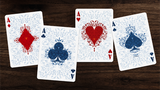 Limited Edition Tulip Playing Cards Set (Dark Blue and Light Blue) by Dutch Card House Company