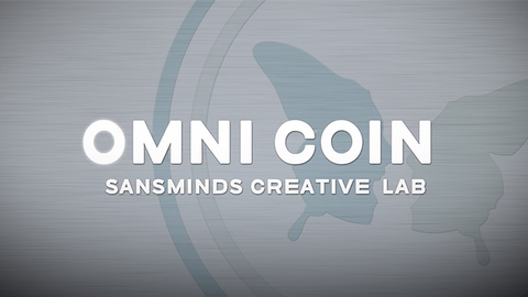 Omni Coin US version (DVD and Gimmicks) by SansMinds Creative Lab