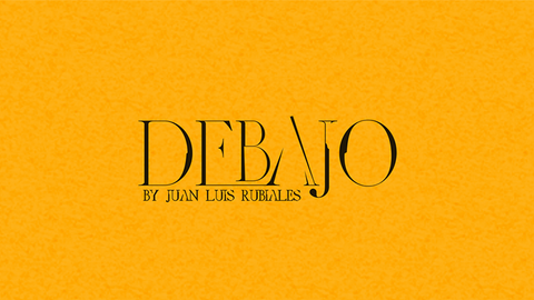 Debajo (Gimmick and Online Instructions) by Juan Luis Rubiales