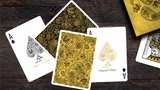 Paisley Magical Gold Playing Cards by Dutch Card House Company