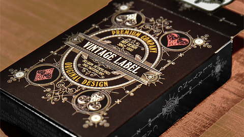 Vintage Label Playing Cards (Private Reserve White) by Craig Maidment