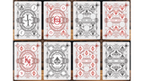 Vintage Label Playing Cards (Silver Gilded White Edition) by Craig Maidment