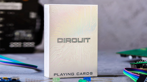 Circuit (White) Playing Cards by Elephant Playing Cards