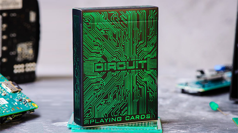 Circuit (Green) Playing Cards by Elephant Playing Cards