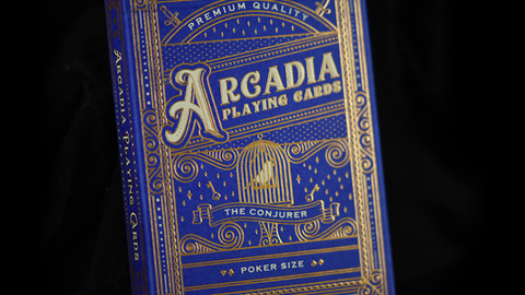 The Conjurer Playing Cards (Blue) by Arcadia Playing Cards