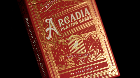 The Conjurer Playing Cards (Red) by Arcadia Playing Cards