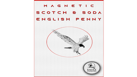 Magnetic Scotch and Soda English Penny by Eagle Coins