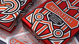 Hello Tiki (Red) Playing Cards