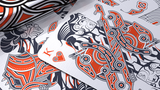 Hello Tiki (White) Playing Cards