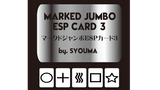 Marked Jumbo ESP Cards (Black) by Tejinaya Magic