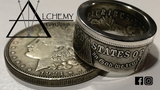 Kenned Half Dollar Ring by Alchemy Coin Rings