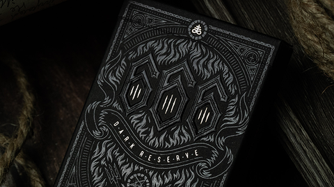 666 Dark Reserves (Silver Foil) Playing Cards