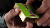 Gilded Vintage Feel Jerry's Nuggets (Green) Playing Cards