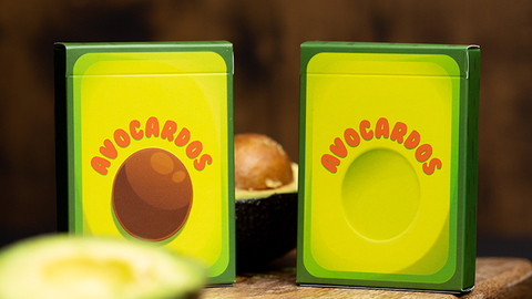 Avocado Playing Cards by Organic Playing Cards & Riffle Shuffle