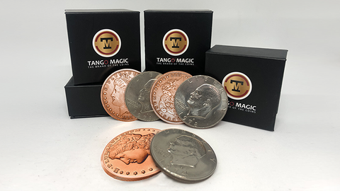 Copper Morgan Hopping Half (Gimmicks and Online Instructions) by Tango Magic