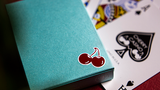 Cherry Casino House Deck (Tropicana Teal) Playing Cards by Pure Imagination Projects