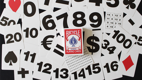 Bicycle Special NUMBERS Playing Cards (plus 11 Online Effects)