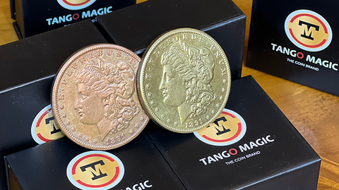 Replica Golden Morgan Scotch and Soda Magnetic (Gimmicks and Online Instructions) by Tango Magic