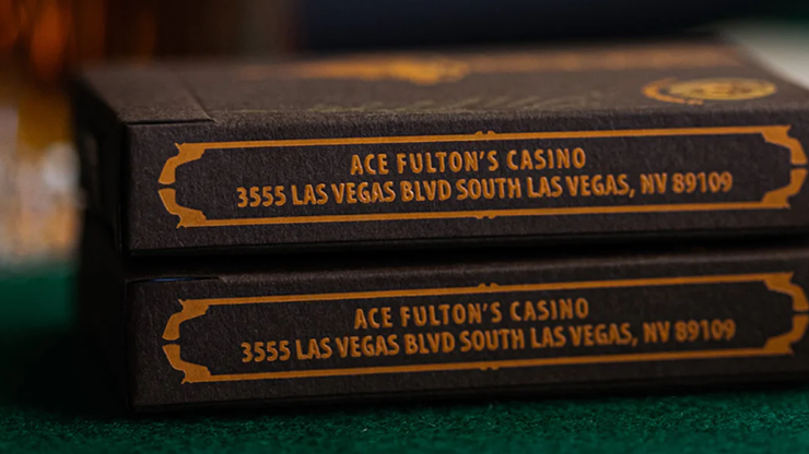 Fulton’s Casino Brown V1 Deck - Dan & Dave Playing Cards 2012 - Cambric 37 - Neuf