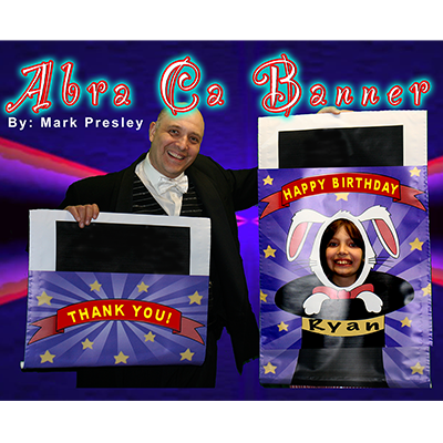 Abra-Ca-Banner Set (2 piece) by Mark Presley - Trick