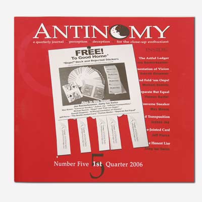 Antinomy Magazine #5 - Book