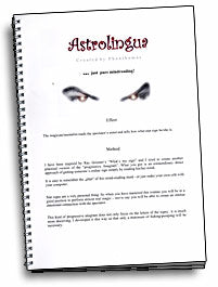 Astrolingua trick/book Phanthomas