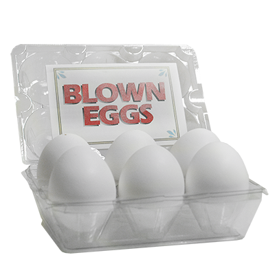 High Quality Blown Eggs(White / 6-pack)by The Great Gorgonzola - Trick