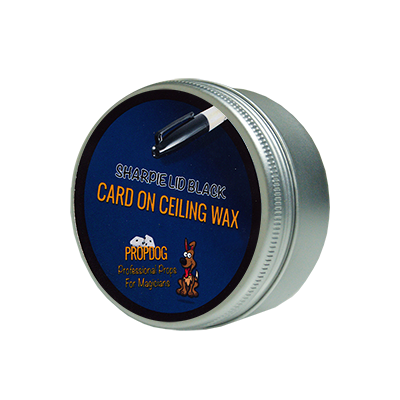 Card on Ceiling Wax 30g (Sharpie Lid Black) by David Bonsall and PropDog - Trick