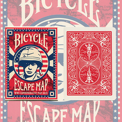 Bicycle Escape Map Deck by USPCC