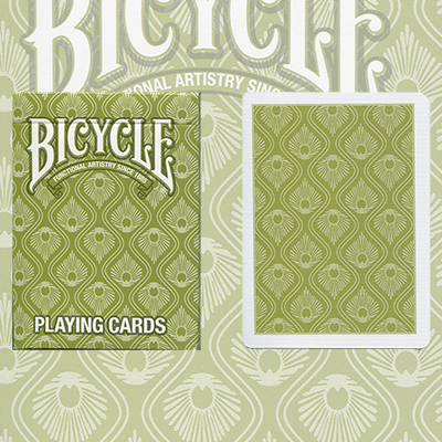 Bicycle Peacock Deck (Green) by USPCC