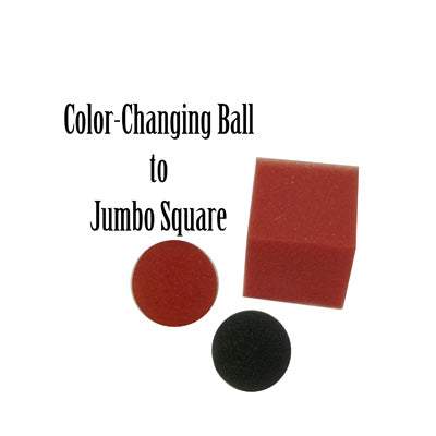 Color Changing Ball to Jumbo Square by Magic By Gosh - Trick
