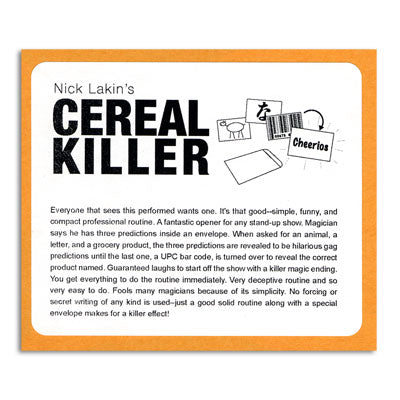 Cereal Killer trick Nick Lakin