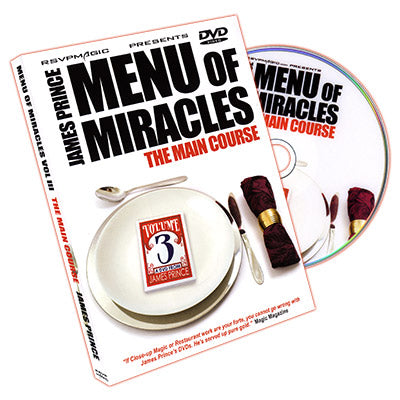 Menu of Miracles III - The Main Course by James Prince & RSVP - DVD