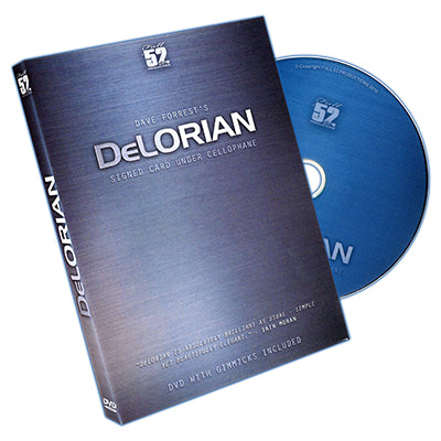DeLorian Signed Card Under Cellophane by Dave Forrest - DVD