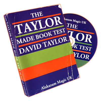 Taylor Made Book Test by David Taylor - DVD
