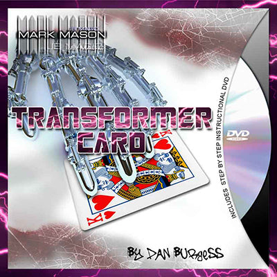 Transformer Card (Blue Card and DVD) by Mark Mason and JB Magic - DVD